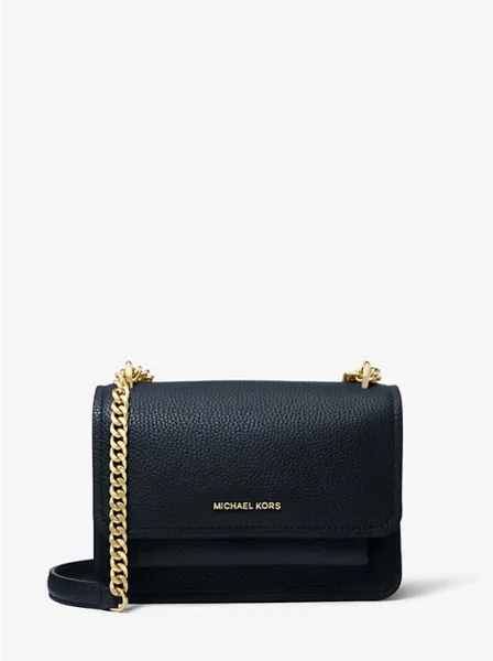 Michael Kors Claire Small Pebbled Leather Convertible Shoulder Bag