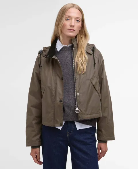 for Margaret Howell Women's Transport Waxed Jacket