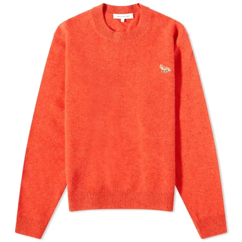 Baby Fox Patch Crew Knit