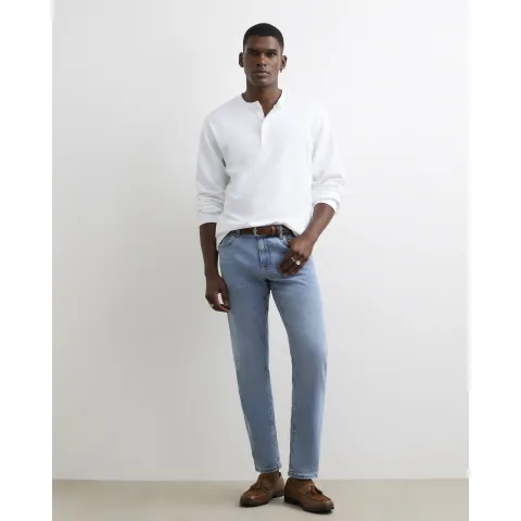River Island Slim Fit Mid Wash Jeans