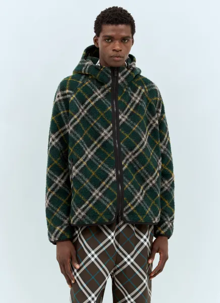 Check Fleece Jacket