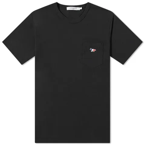 Maison Kitsuné Tricolor Fox Patch Pocket T-Shirt