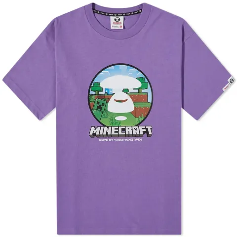 AAPE x Minecraft Ape Head Tee