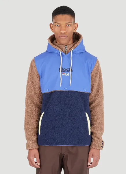 Borg Hybrid Hooded Sweatshirt