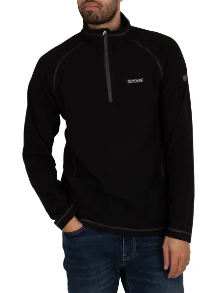 Regatta Montes Lightweight Half Zip Mini Stripe Sweatshirt