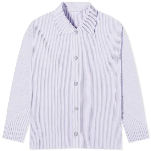 Pleated Shirt Jacket