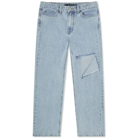 Baggy Jeans With Side Slit