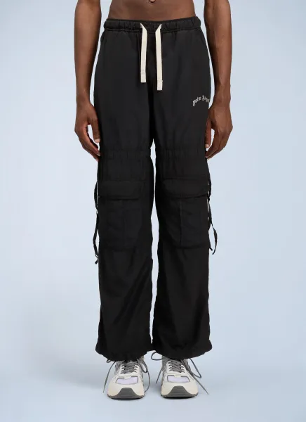 Curved Logo Draws Cargo Pants