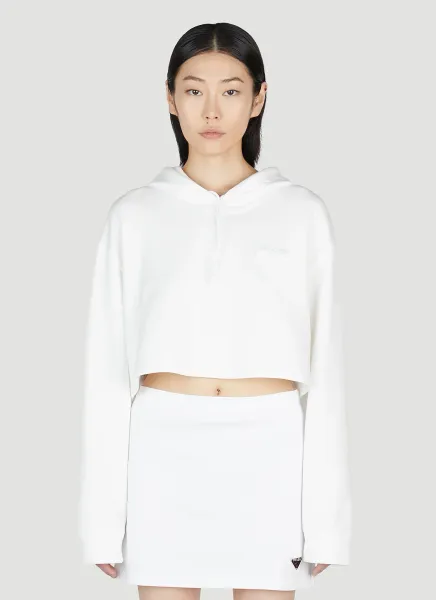 Cropped Hooded Sweatshirt