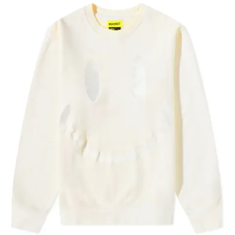 Smiley Oversized Crew Sweat
