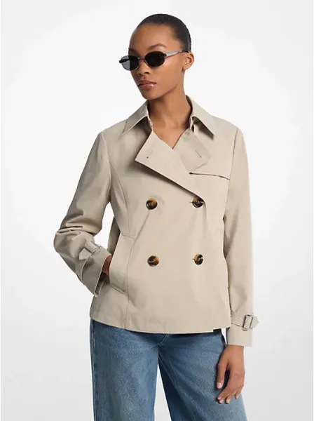 Michael Kors Cropped Trench Coat