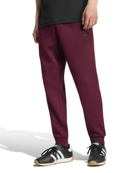 Adidas Essentials Feelcozy Fleece Cuffed Joggers Dark Burgundy