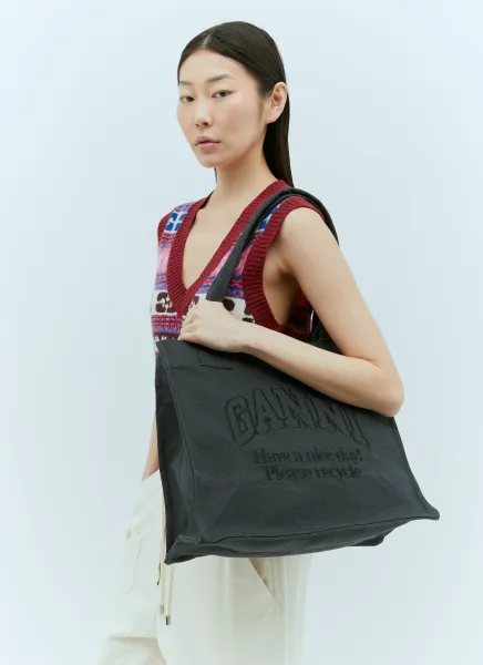 Large Easy Denim Tote Bag