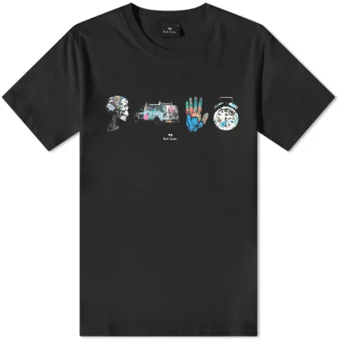 Grafitti Print Logo T-Shirt