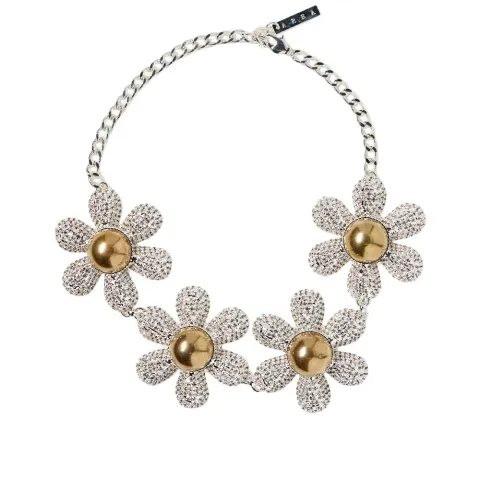 Crystal Flower Necklace