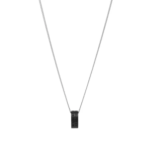 6 Logo Ring Necklace