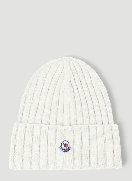 Logo Patch Beanie Hat