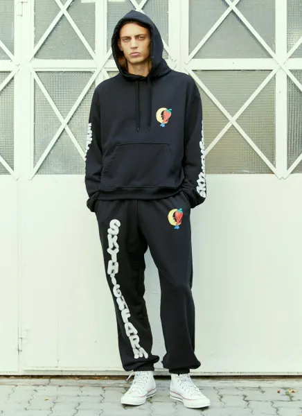 Graphic Print Track Pants