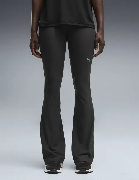 Puma Cloudspun High Waisted Flared Leggings Black