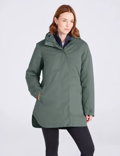 Mountain Warehouse Waterproof Padded Hooded Jacket Khaki