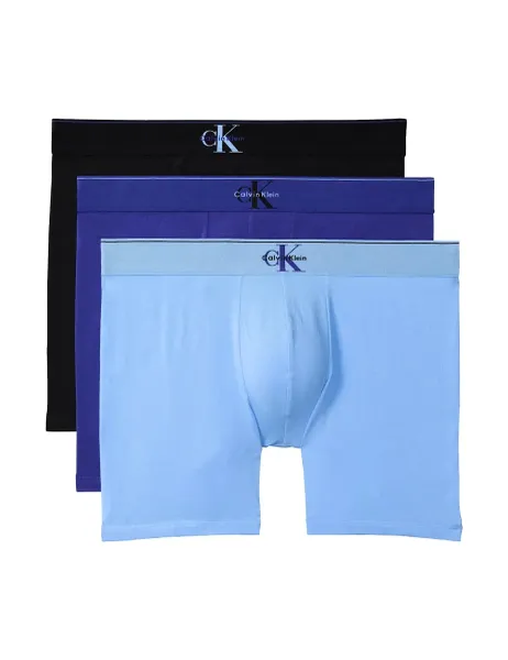 Calvin Klein CK Archive 3 Pack Cotton Stretch Boxers Black Mix