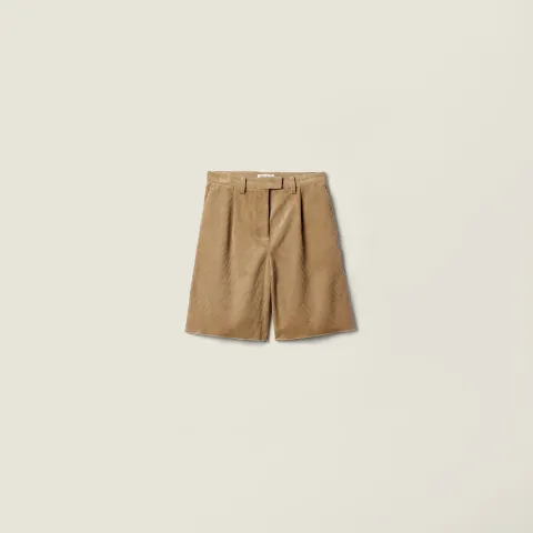 Corduroy shorts