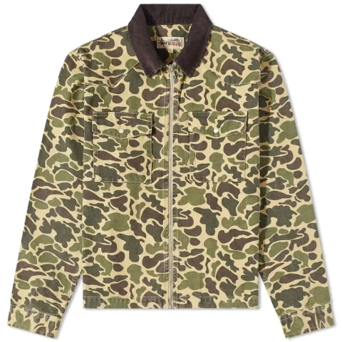 Washed Canvas Work Shirt