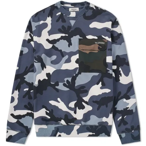 Military Pocket Crew Sweat