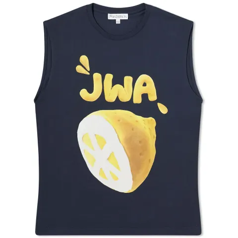 Lemon Print Tank Top