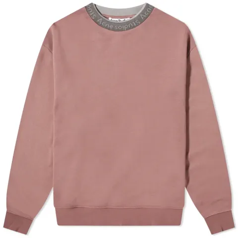 Fulton Reverse Logo Rib Crew Sweat