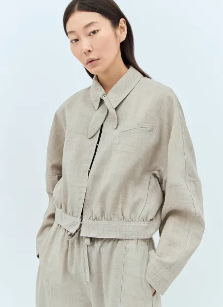 Suiting Crop Jacket