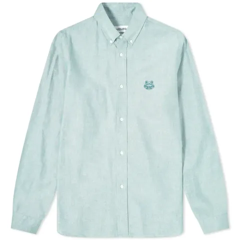 Tiger Crest Oxford Button Down Shirt
