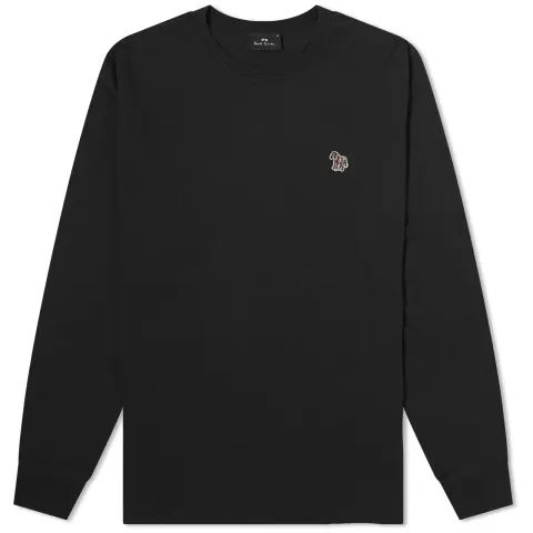 Long Sleeve Zebra Logo T-Shirt