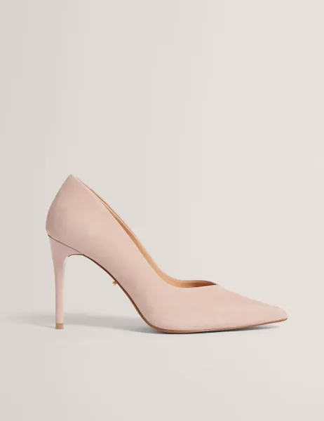 Ted Baker Slip On Stiletto Heel Court Shoes Pink