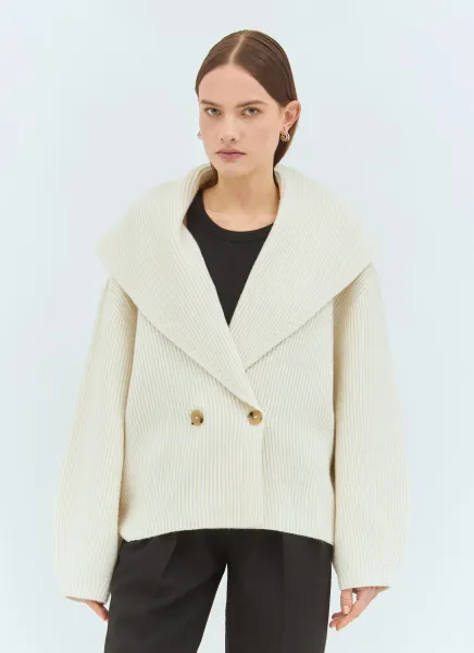 Shawl-Lapel Cardigan