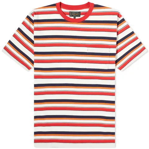 Multi Stripe Pocket T-Shirt