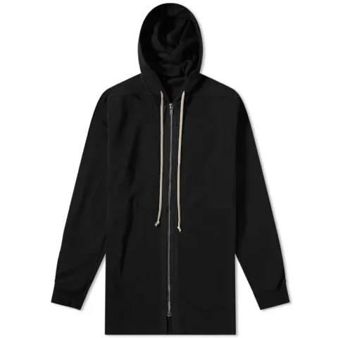 Drawstring Zip Through Hoody