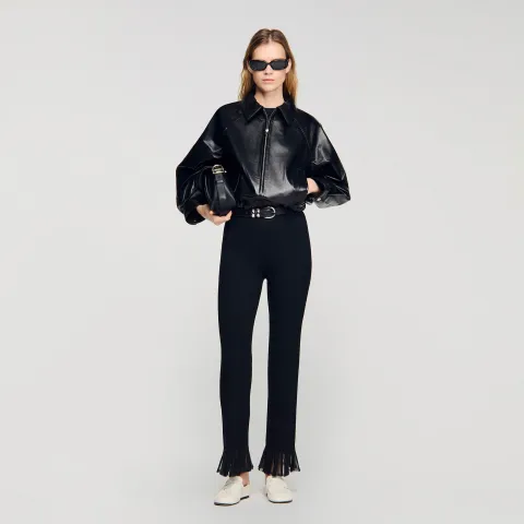 Lamb leather jacket