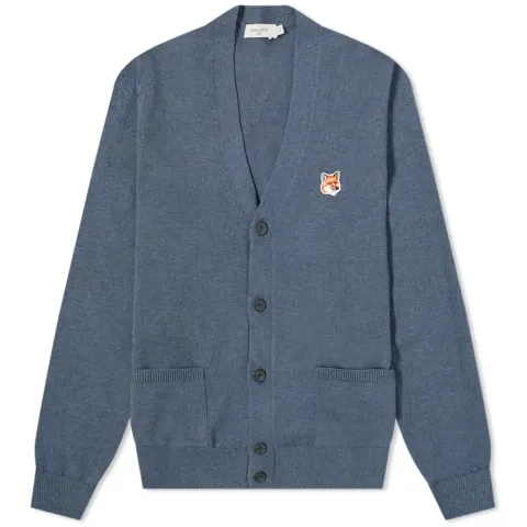 Maison Kitsuné Fox Head Patch Classic Cardigan