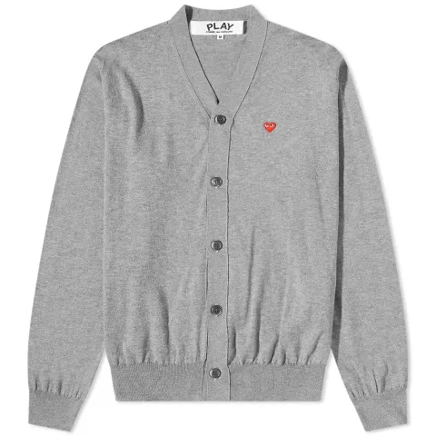 Small Red Heart Cardigan