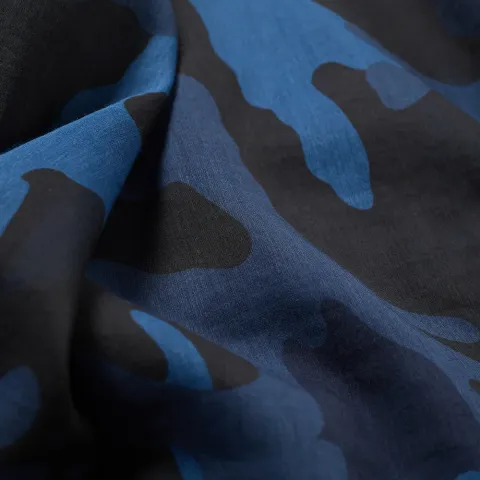 Cotton & Silk Camo Scarf