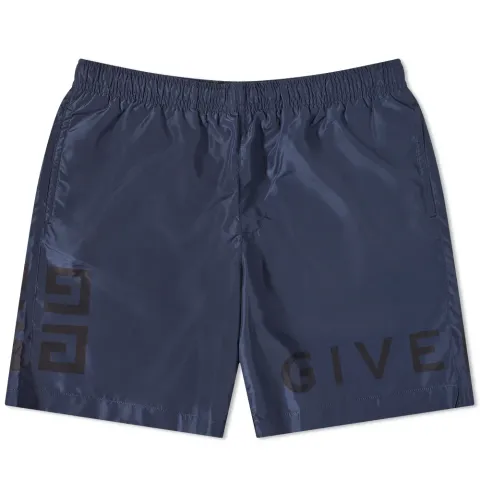 4G Logo Long Swim Shorts