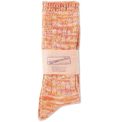 5 Colour Mix Crew Sock