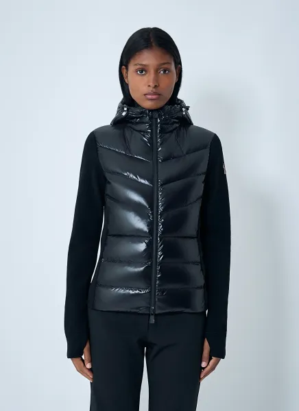 Quilted Zip-Up Cardigan