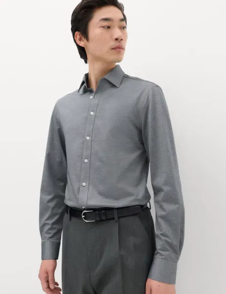 Marks & Spencer Regular Fit Ultimate Jersey Shirt Navy