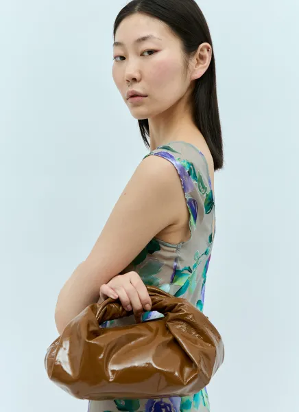 Twist Patent Handbag