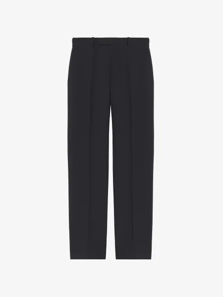 Wool Mohair Tailored Trousers