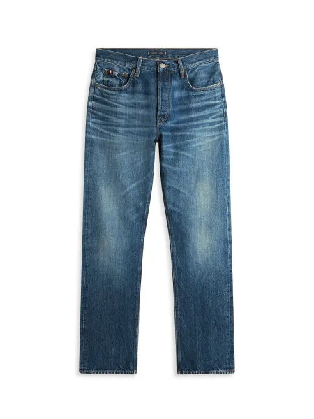 Tommy Hilfiger Whiskered Regular Straight Leg Jeans
