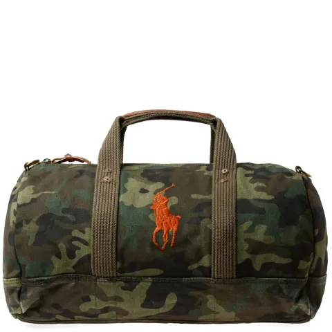 Polo Player Canvas Duffle Bag