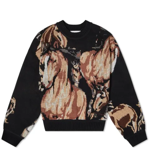 Wild Horses Landscape Sweater
